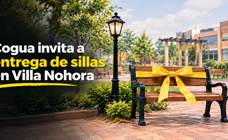 🪑 |Cogua| invita a la entrega de sillas en |Villa Nohora|, ¿cómo participar?