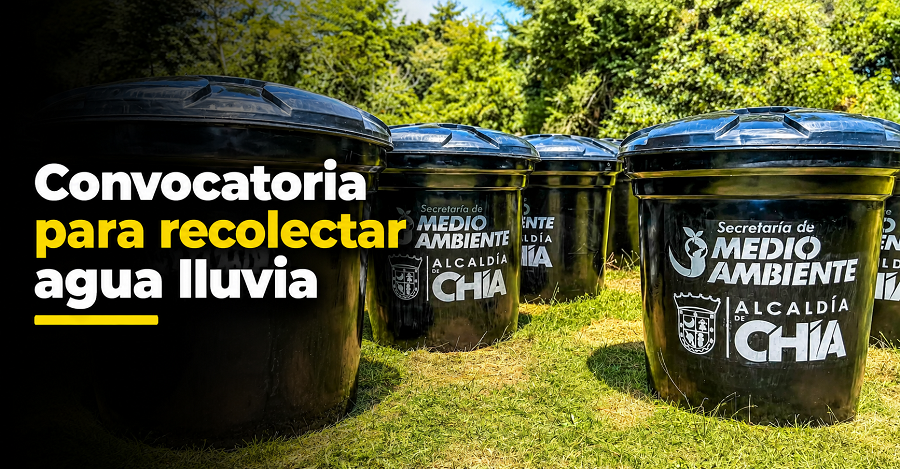 💧 |Chía| abre convocatoria para recolectar |agua lluvia|, ¿cómo participar?