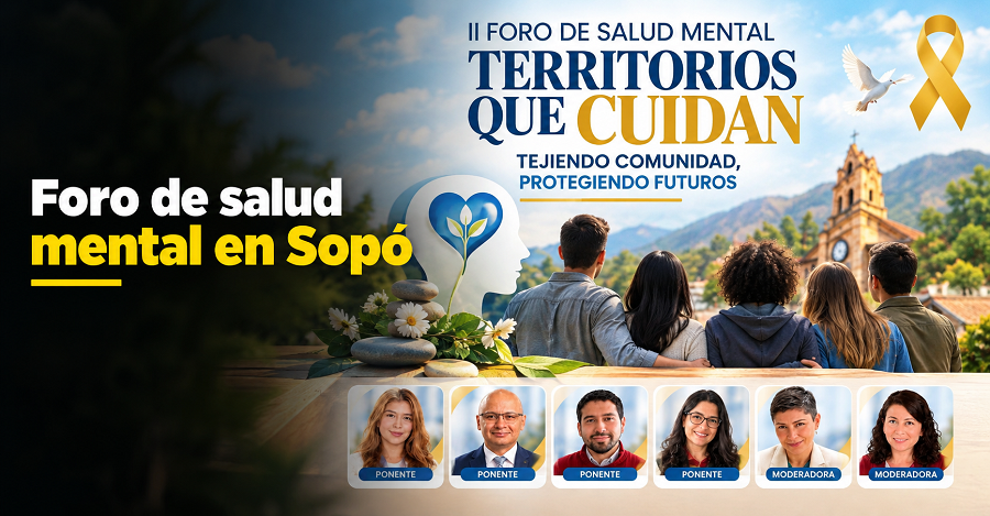 🧠 |Sopó| realizará el II Foro de |Salud Mental|, ¿cómo participar?
