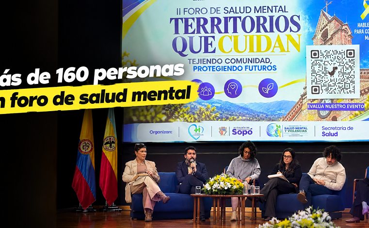 🧠 |Sopó| reúne a más de 160 personas en el |II Foro de Salud Mental|, ¿cómo fortalecer las redes de apoyo?