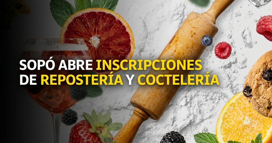 🍰 |Sopó| abre inscripciones para |cursos de repostería| y |coctelería|, ¿cómo participar?