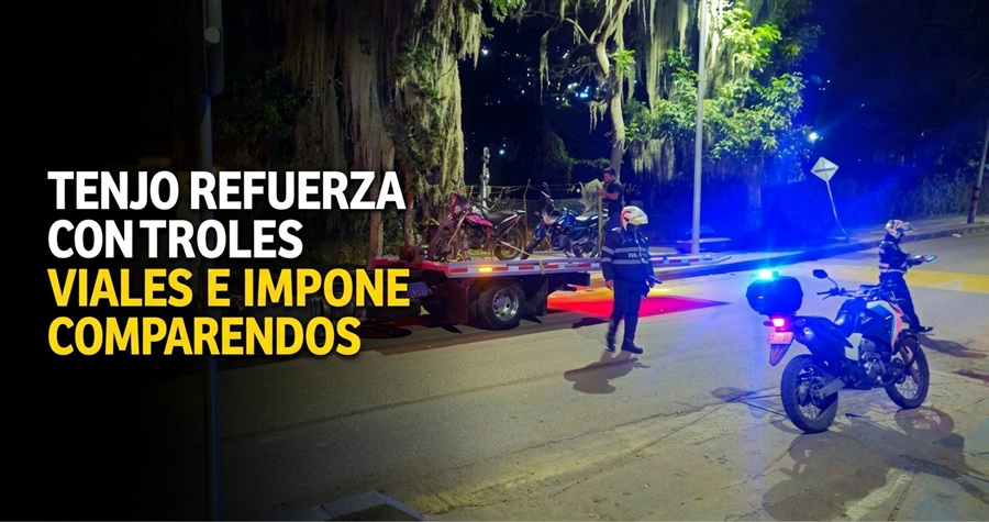 🚔 |Tenjo| refuerza |controles viales| e impone comparendos, ¿qué verificaron las autoridades?