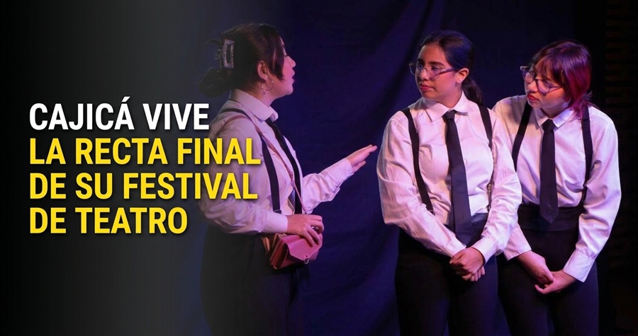 🎭 |Cajicá| vive la recta final de su |Festival de Teatro|, ¿cuáles son las últimas funciones?