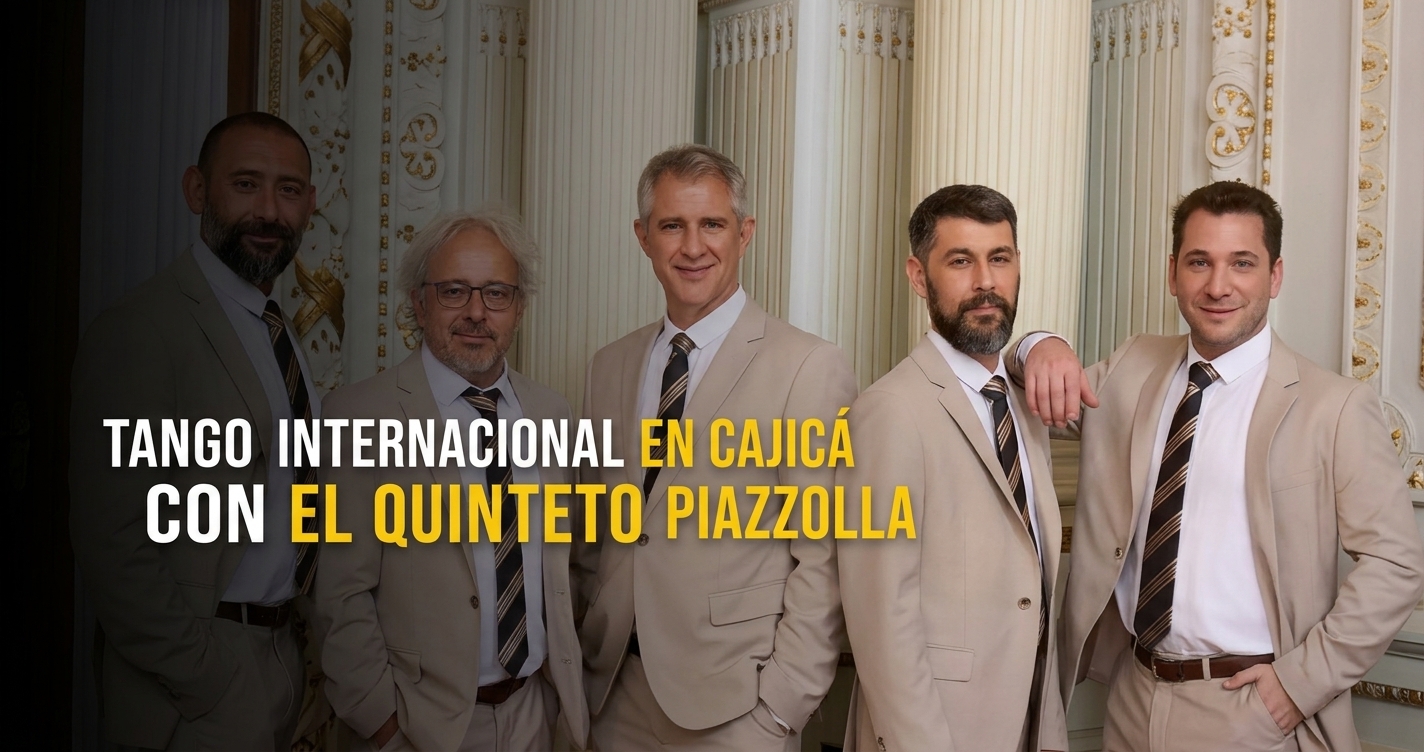 🇦🇷🎻 |Cajicá| recibirá al |Quinteto Astor Piazzolla| con un espectáculo de tango de talla internacional + Video