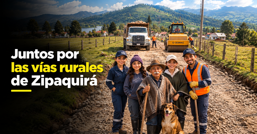 🚜 |Zipaquirá| fortalece el mantenimiento de sus vías rurales, ¿cómo puede ayudar la comunidad? + Video