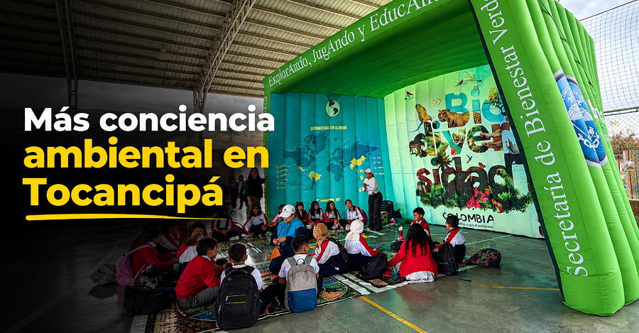 🌎 |Tocancipá| educa a 1.120 estudiantes en el |cuidado ambiental|, ¿qué aprendieron en el Eco Explora Fest?