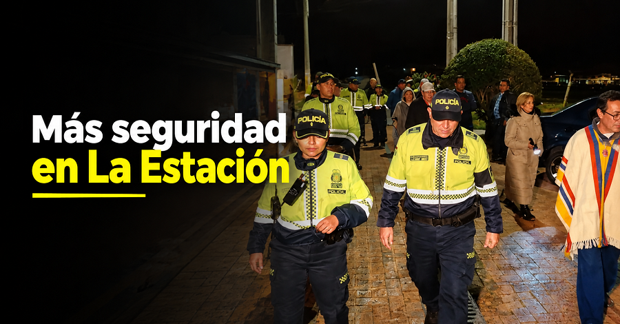 🚔 |Tocancipá| refuerza la seguridad en |La Estación| 🤝 ¿Qué encontraron durante el recorrido?