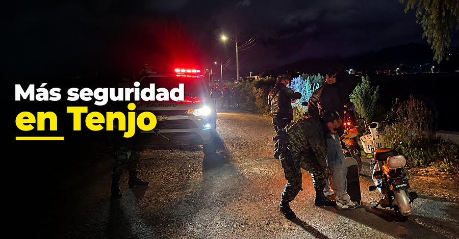 🚨 |Tenjo| refuerza la seguridad para el |Festival de la Cuatro Puntas|, ¿qué controles se realizan?