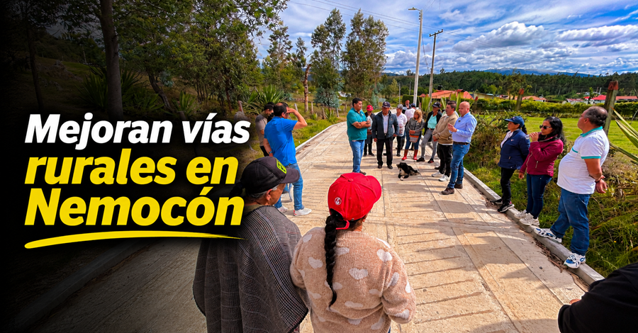 🚧 |Nemocón| mejora sus vías rurales con nueva |placa huella|, ¿qué beneficios traerá a Checua?