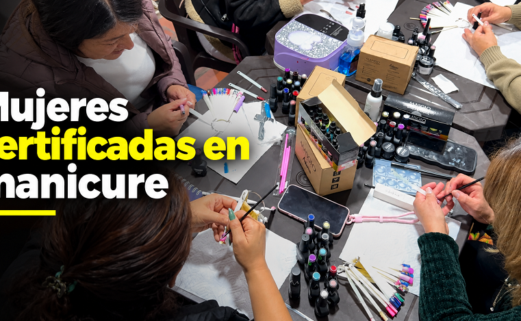 💅 |Nemocón| certifica a 13 |mujeres en manicure|, ¿qué oportunidades se abren? + Video