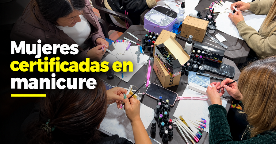 💅 |Nemocón| certifica a 13 |mujeres en manicure|, ¿qué oportunidades se abren? + Video