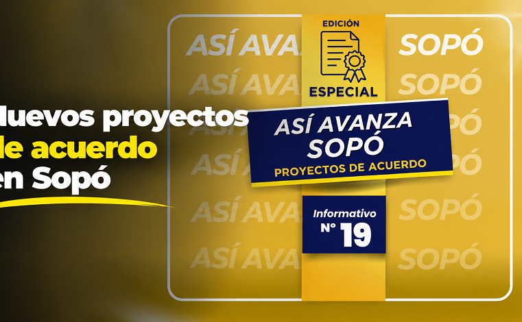 📢 |Sopó| presenta nuevos |proyectos de acuerdo|, ¿cómo contribuirán al desarrollo municipal?