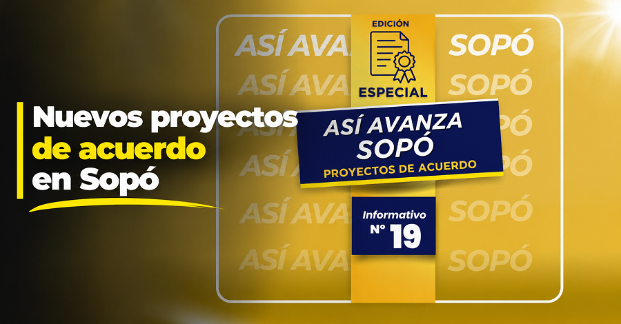 📢 |Sopó| presenta nuevos |proyectos de acuerdo|, ¿cómo contribuirán al desarrollo municipal?