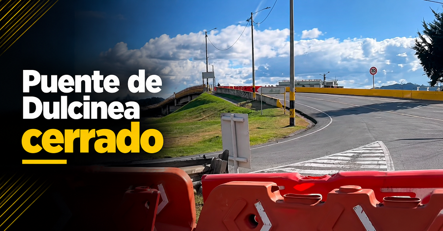 🚧 |Tocancipá| mantiene cerrado el puente de |Dulcinea|, ¿qué rutas pueden utilizar los conductores? + Video
