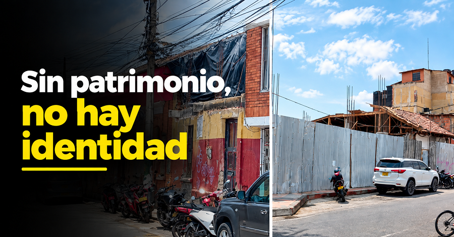 Cuando se desaparece el patrimonio, se pierde la identidad