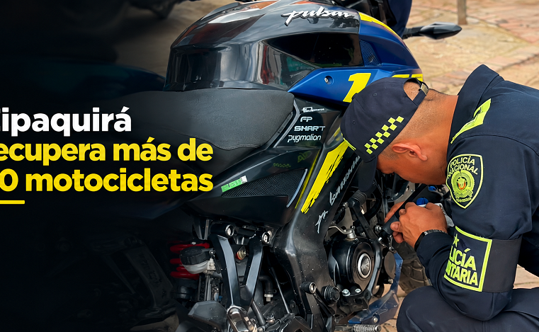 🏍️ |Zipaquirá| recupera más de 30 motocicletas, ¿cómo avanza la lucha contra el hurto? + Video