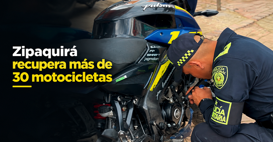 🏍️ |Zipaquirá| recupera más de 30 motocicletas, ¿cómo avanza la lucha contra el hurto? + Video