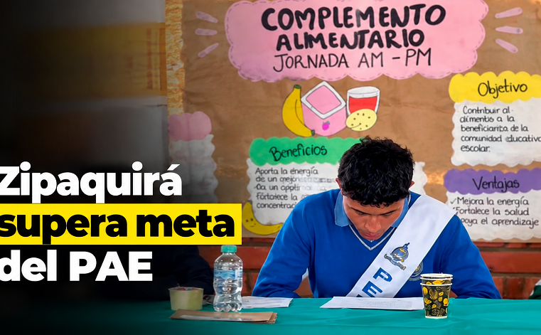 🍎 |Zipaquirá| supera meta de cobertura del |PAE|: ¿cuántas raciones entrega? + Video