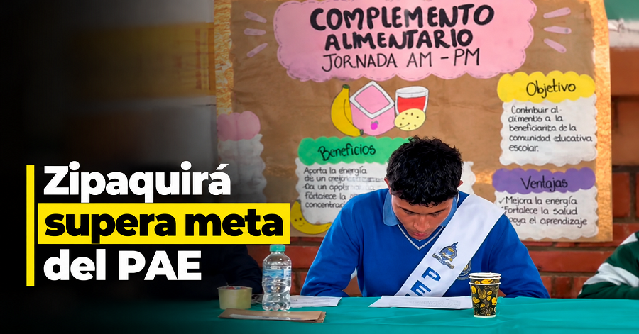 🍎 |Zipaquirá| supera meta de cobertura del |PAE|: ¿cuántas raciones entrega? + Video