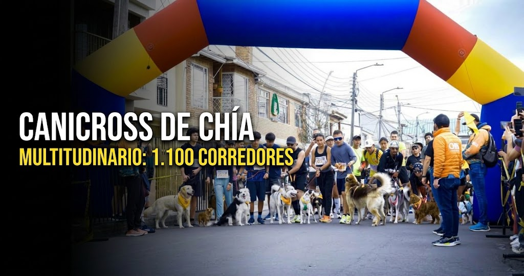 🐕 Más de 1.100 personas participaron en el |Canicross| de |Chía|: ¿cómo fue la jornada?